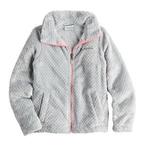 Columbia Girls Fireside Sherpa full-zip jacket | sz XS 6-6x | like new